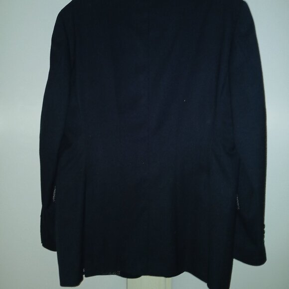 NAVY BLUE MEN'S SUIT JACKET - Picture 3 of 9